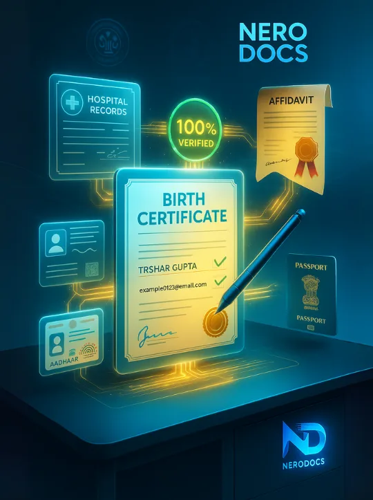 birth certificate correction online delhi Inda