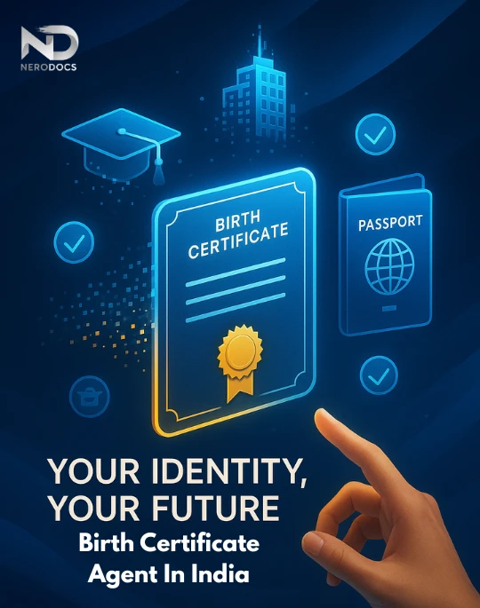 birth certificate agents in delhi India