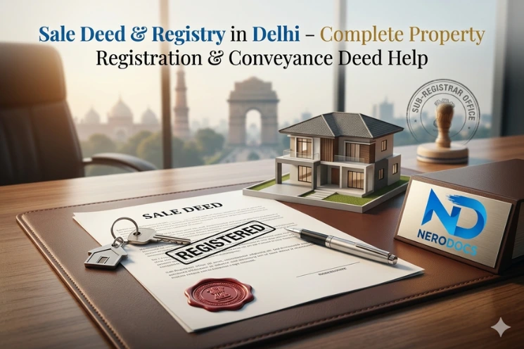 Sale deed and property registry in Delhi – registration, conveyance deed by NeroDocs