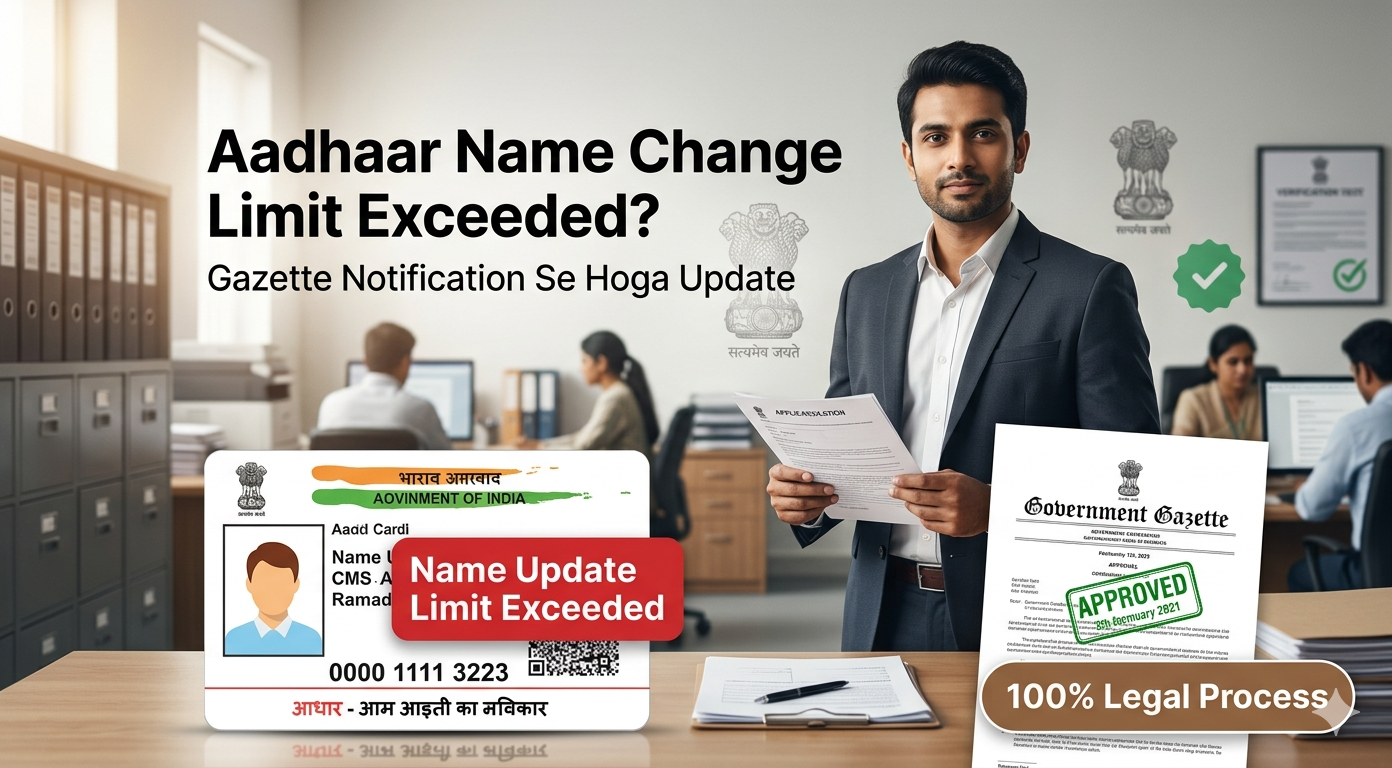 Aadhaar Naam Change Limit Cross? NeroDocs Karega Help